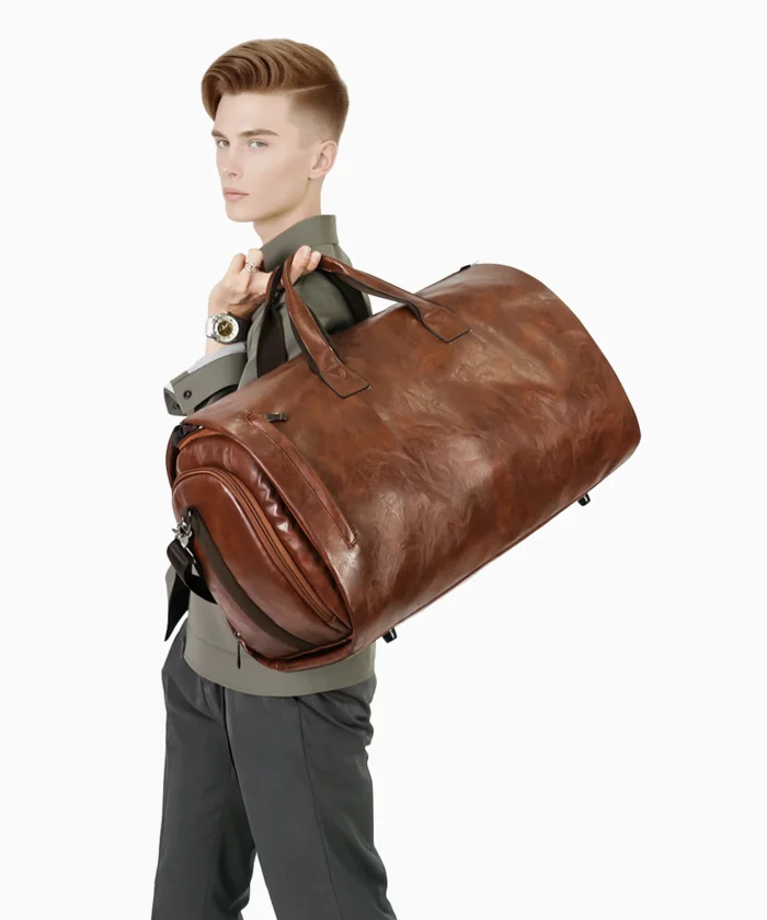 Svandy Leather Duffel Bag - Image 13